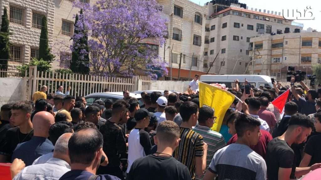 نابلس تشيع شهيدها الفتى غيث يامين
