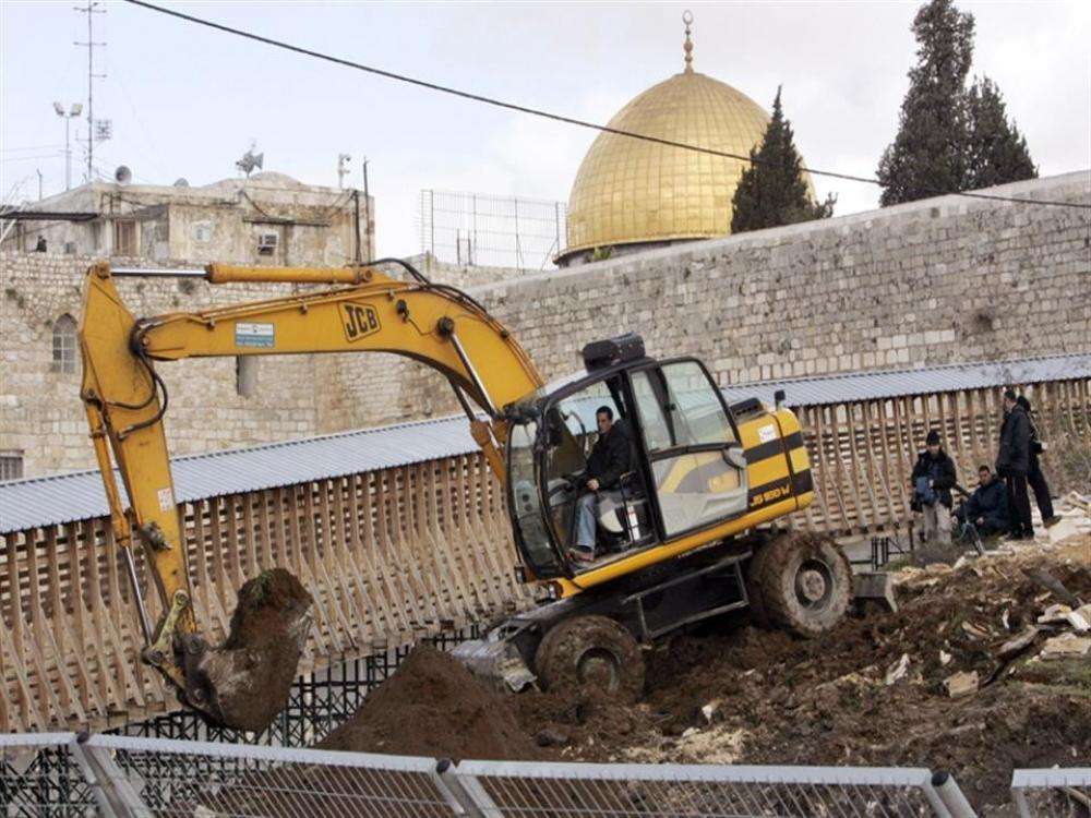 أوقاف القدس: حفريات إسرائيلية مريبة وغامضة بمحيط المسجد الأقصى
