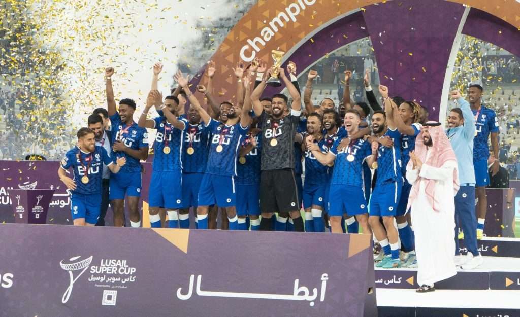 بحضور ٧٧ ألف مشجع: الهلال بطلاً لكأس سوبر لوسيل