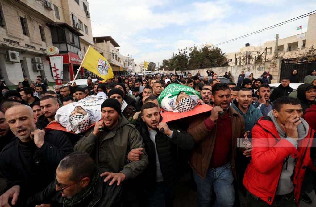 جماهير غفيرة تشيّع جثماني الشهيدين عابد وحوشية في اليامون وكفر دان