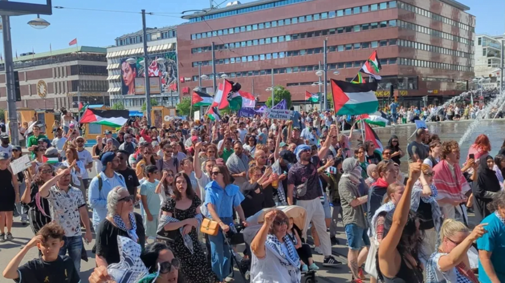مظاهرات حاشدة في السويد وفرنسا رفضًا للعدوان الإسرائيلي على غزة
